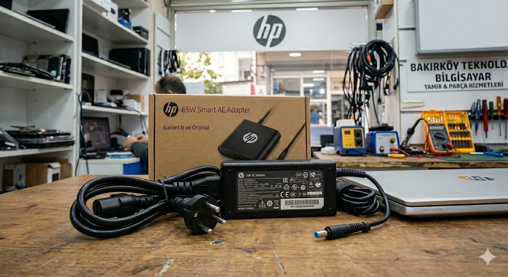 Merter-hp-laptop-şarj-adaptör-satış-tamir